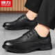 Zapatos para hombres guerreros negocios zapatos de cuero formal hombres zapatos casuales hombres 2749 negros 41