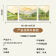 
Yihuanyu Living Room Decoration Painting Sofa Background Wall Hanging Painting Light Luxury High-end Atmospheric High-end Wall Painting New Triangle Wall Painting