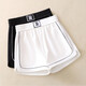 Pantalones deportivos para mujeres de moda xcfreht Pantalones deportivos para mujeres 2025 Nuevos pantalones de ocio de alta cintura con pijamas en casa Hot Pants 2679 Black S 85-95Jin [Jin equivale a 0.5 kg]