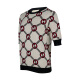 
Gucci (GUCCI) sweater Women's double-sided wool five-quarter sleeve pullover sweater for women (spring and autumn women's sweater) GU678310XKB7TBCW (9194) S