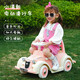 儿童电动车遥控汽车四驱可坐人四轮车小孩老爷车婴儿宝宝玩具童车 粉+大电瓶双驱遥控音乐灯光+转向