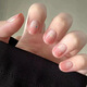 
Ink-washed armor rose manicure butterfly nail patch manicure patch fake nail patch manicure finished product 13297 cold green French (glue style)