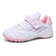 
WEIBUGE (WEIBUGE) Ronaldo's breathable children's football shoes teenagers boys and girls elementary school students and children TF broken nails Velcro training shoes 6199 white and blue Velcro 29