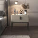 YouGuan Nightclub moderne einfache installationsfreie leichte luxuriöse fühle massive Holz im Internet Promi Nachtkabine Schlafzimmer Vorlageschrank 8009# Khaki 9761 50x40x48cm