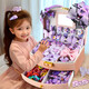
Card Story Kulomi Birthday Gift Girl Simulated Hair Accessories Set Gift Box Children's Day Toy Ceremony Jewelry Box *Melodi*[Deluxe Edition] Gift Box