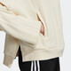 阿迪达斯 （adidas）三叶草外套女装春季运动服健身训练透气舒适防风时尚休闲服连帽 HC6605白色/内里毛圈 S