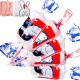 Big White Rabbit Giant Milk Candy Original Red Bean Flavor Multiple Combinations Big Mac Shanghai Specialty Casual Snacks Festival Gifts 2 [Original Flavor + Red Bean Flavor] + Gift Bag