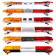 Comprehensive management of engineering vehicle warning lights, roof warning lights, yellow and blue LED long row explosion flash lights, trailer rescue lights, I-shaped printable type 1.5 meters, light + 200W handle