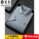 Gy Yager Summer Mulberry Silk à manches courtes T-shirt masculin 2025 Nouveau polo en soie à revers à retenue d'âge intermédiaire 15125 Orchidée Mlaineering M 48 [suggéré 100-120jin [Jin est égal à 0,5 kg]]]
