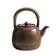 
Tea boiling in the stove, firewood, lifting beam, boiling tea pure handmade large capacity ceramic simple household water boiling coarse pot charcoal stove, pine and cypress firewood, 15832 No. 1380ml, more than 1L
