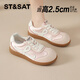 Samstag (ST/Sa) Frauenschuhe Leichte Trainingsschuhe für Frauen 2025 Frühlings- und Herbst neuer Soft Sohle Casual Schuhe Sommer Atmungsfreie vielseitige Sportbrettschuhe vor White 36