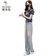 Pájaro carpintero 2025 Summer Nuevo modelo para mujeres que reduce el traje hermoso y de moda para el temperamento informal y delgado y de moda. Pantalones individuales M [100Jin [Jin equivale a 0.5 kg]]
