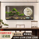 Nacimiento en primavera y cosecha de otoño Calendario perpetuo Pantalla electrónica 2024 Nuevo restaurante Pintura decorativa con reloj Bienvenido Pine Elk Watch Reloj WH-673-F [Calendario perpetuo + temperatura] 120*60 PVC Marco de imagen negra