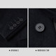 HLA Heilan Home Coat Men's Winter 25 Pure Wool Business Warm Lapel Coat Men