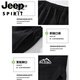 JEEP SPIRIT2025新款工装短裤女夏季薄款冰丝运动休闲中裤情侣户外五分裤男女 671黑色-女款 M