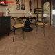 Wen Yijia Camina de grano de madera de estilo de madera de estilo de madera de tronco personalizado 600x1200 Sala de estar y dormitorio Herringbone Fish Bone Patrón de piso Cortina Amarillo BJ12799 [5 cajas comenzando] 600*1200