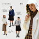 Olrain Ouruier hooded sweatshirt cardigan jacket women's autumn 2025 new small temperament top flower gray S