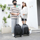 Großkapazität Junior und Senior High School Schüler Trolley Bag Klasse 7-12 Universal Wheel Hand-Pull Bag College Student Rucksack Erwachsener Business Bag Business Trip Trolley Bag Grau Grau