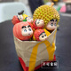 Cartoon durian crayon Xiaoxin anti-fall engraving children's piggy bank panda strawberry bear cute ornament gift banana Xiaoxin piggy bank 18cm