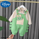 Disney baby girl spring suit girl spring autumn style fashionable 2 children's clothes spring 3 baby overalls children's clothing one year old brown rabbit animal strap long sleeve suit AC 100 recommended 90-100cm 1 and a half years old-2 years old