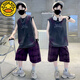 G.Duckkids Boy Vest Set Summer 2025 Новый средний и большой детский костюм Летний красивый мальчик летний рукавиц