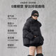 Govan Black Gold Goose Down Jacket Queen Hug Series 5.0 Down Jacket Women's 4-Gate Short 2025 New High-End Thick Jacket Winter Black S 90-110Jin Jin equals 0.5kg Flying Velvet 193g