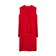 
LESS 2024 winter new wool loose sleeveless dress 2OBG13820 622 red XS