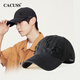CACUSS baseball cap men's four-season soft top ripped baseball cap women's trendy fashion sun protection hat casual outdoor sun hat