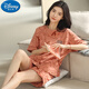 Disney pajamas for women, summer cotton thin short sleeves 2025 new cute summer thin home clothing set YZT-9892 9851 M Recommended 80-Jin [Jin equals 0.5 kg] wear