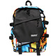 TRUFFL2025 Schulbag Graffiti Männlich Großkapazität Mittelschule Rucksack weibliche Grundschule Travel Mountesering Computer Rucksack Schwarz Videospiel Coole Farbe