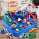 Miaobeile children's toy boy 3-6 years old car adventure track car set parking lot girl baby New Year gift