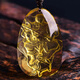 Fat Donglai's same citrine Wushi brand natural Xuantian God pendant Xuanwu Emperor's ancestor's portable necklace