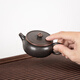 CLCEY Qinzhou Nixing pottery teapot Yuanbao pot Mingjia pure handmade original ore purple pottery household teapot tea set hammer pattern teapot 12182 130ml