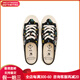 Mlbplayball mule monogram lace-up sin deslizamiento de lienzo de lienzo bajo resistente al desgaste hombres y mujeres 42.5