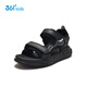 361 Shopping mall same style children's shoes boys casual beach sandals summer new middle and large children's shoes carbon black 33
