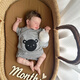 Jingmengyuan 0-3 Monate Babykleidung in Scheiße gewickelt Summer Ultra-dünn Typ A männlich und weibliches Baby Neugeborenes kurzärärmiges Dreieck Ha-Shirt 52 Hanfgrau Kurzärärmelte (schwarzer Bärenkopf) 52 Codes empfohlen 6-8 Jin [Jin gleich 0,5 kg]