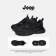 Jeep Spirit Jeep Chaussures masculines mode Chaussures papa hommes Chaussures de sport confortables hommes Chaussures décontractées Men 0310 Graphite noir 43