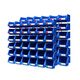 Yonghuanying Cube Parts Storage Box Warehouse Shelf Inclined Plastic Box Hardware Accessories Materials Screw Tools M12140*105*75 can be hung on the back single