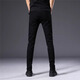ROMON Hong Kong high-end non-disappearing black jeans men's 2025 summer thin slim fit small feet elastic casual long trousers 1048 light blue (summer thin) size 36