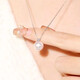 Pearl Pendant Single Mother-of-pearl Pendant Necklace S925 Silver Single Gold Bead Princess Model for Women 10mm White Pearl Model