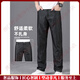 rowilcsGTAS brand men's ice silk jeans men's summer thin straight loose summer ultra-thin casual men's pants ice silk black 9763 28 waist circumference 2 feet 1