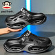 paul frank big mouth monkey casual slippers summer outdoor wear sports beach hole shoes men's office home Baotou sandals black and gray 40-41 combination without specifications