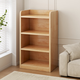 Yonghuan en bois massif armoire de rangement d'armoire de rangement de ranget de planche à plancher étagère de rangement salon avec petite armoire étroite près du mur de rangement en bois est en bois massif à faible teneur en bois massif 40x24x1048cm couleur de noix