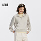 Semir [mismo estilo en el centro comercial] sudadera para mujeres mangas raboss con collar suelto estilo deportivo 2025 nueva absorción de humedad y traje de otoño de secado rápido Khaki 50355 S