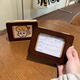 Woyoujia marco de foto de madera sólida Caja de dientes de baby dientes Memorial Caja de almacenamiento de dientes de reemplazo de dientes de los niños Caja de dientes de leche umbilicales Cabina de recolección de cabello Retro Madera de madera sólida Caja de almacenamiento de dientes de mazor