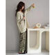 Sangqin pajamas for women in spring and autumn long sleeves 2025 new styles for autumn and winter can be worn outside home clothes XB9922-women's model M