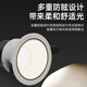 Philips (PHILIPS) LED spotlight deep tube anti-glare embedded hill 24 ceiling light 9W yellow light 3000K opening 7-7.5cm