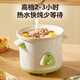 Yangzi fully automatic electric stew pot porridge artifact stew cup food supplement pot stew soup cup small electric stew pot 1.5 liter soup pot old-fashioned electric casserole temperature control slow cooker soup pot stew pot 1.5L suitable for 1-2 people