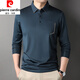T-shirt Pierre Cardin Ice Silk T-shirt masculin à manches longues à manches à manches à manches à manches à manches longues T-shirt à séchage rapide à séchage à séchage à séchage à la tête du T-Blood avec pochets de poche haqing-7036 m 165