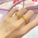 Fat Donglai's same style fortune ring for men, copper coin, titanium steel, non-fading, Qian Duoduo ring, biased for talented ladies, Qian Duoduo, US code No. 7, 105-120 Jin Jin equals 0.5 kg, counter